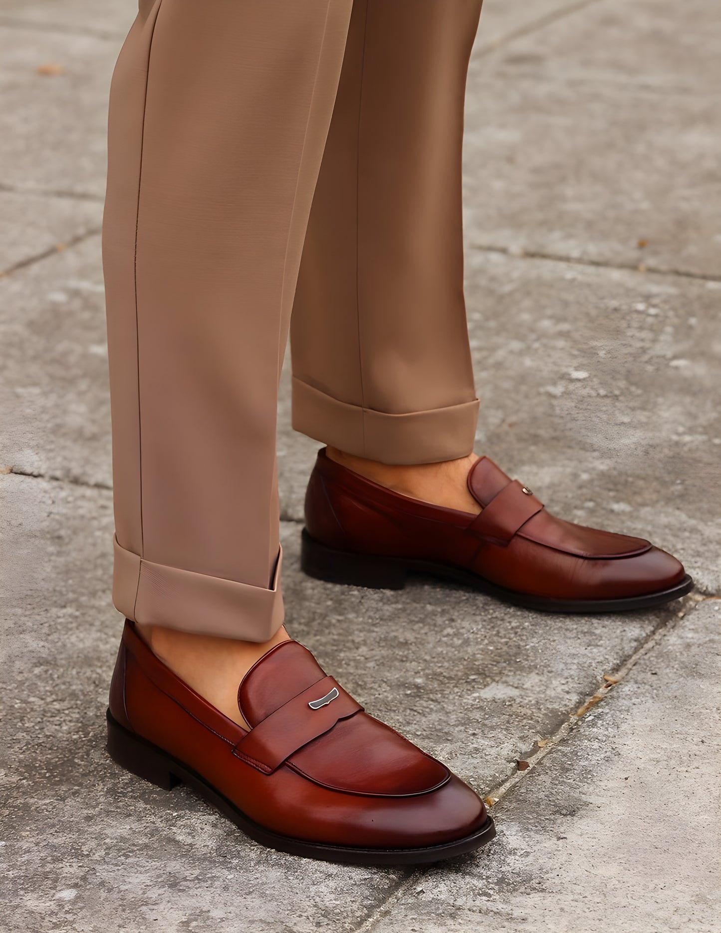 Italian Camel Signature Gurkha Pants