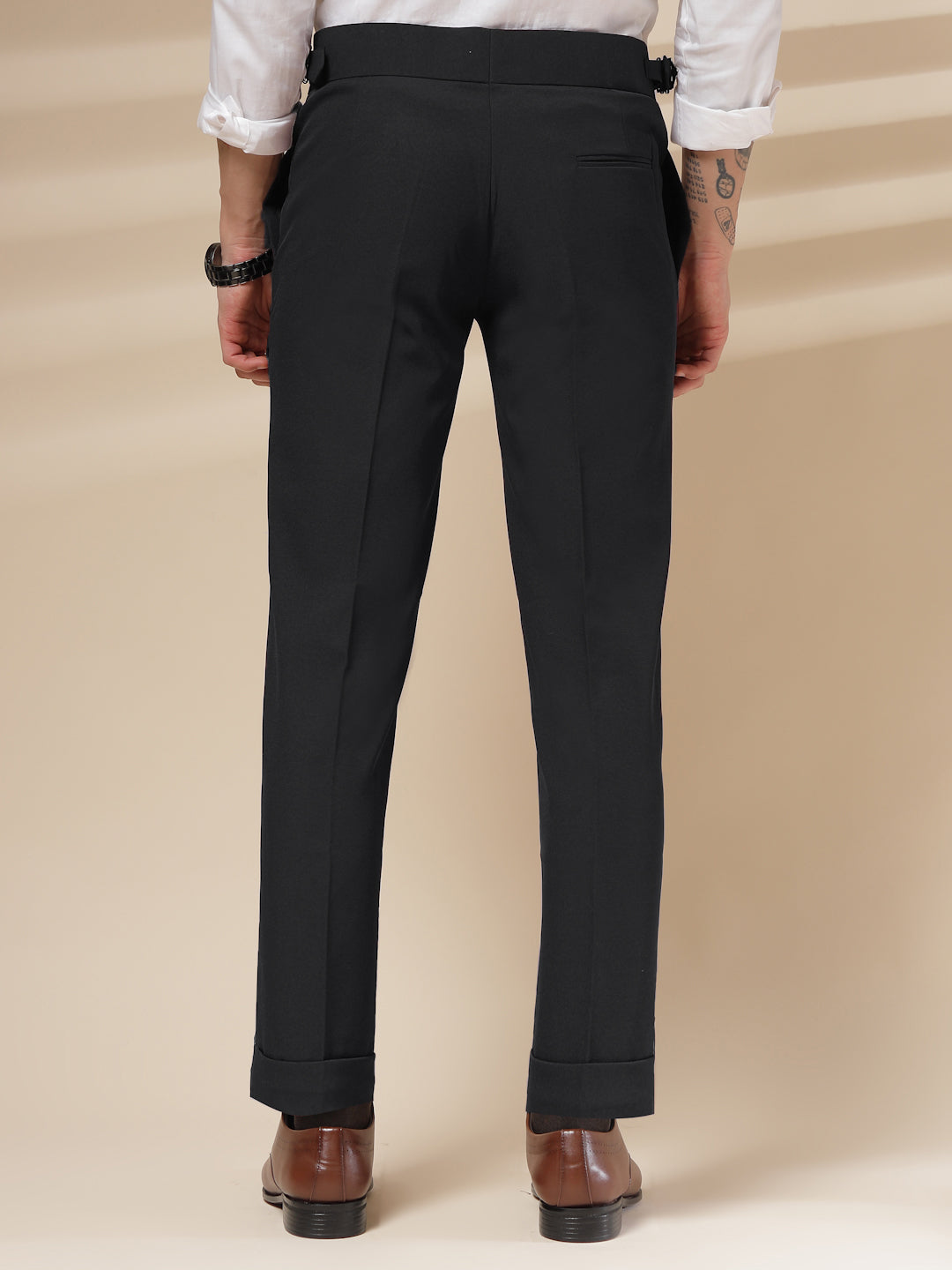Black Signature Gurkha Pants by Italian Vega