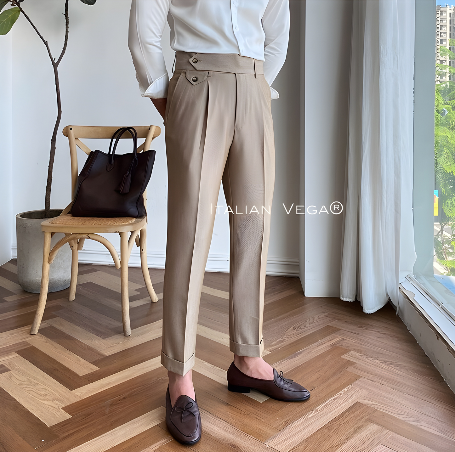 Camel Signature Flap Gurkha Pants Italian Vega®