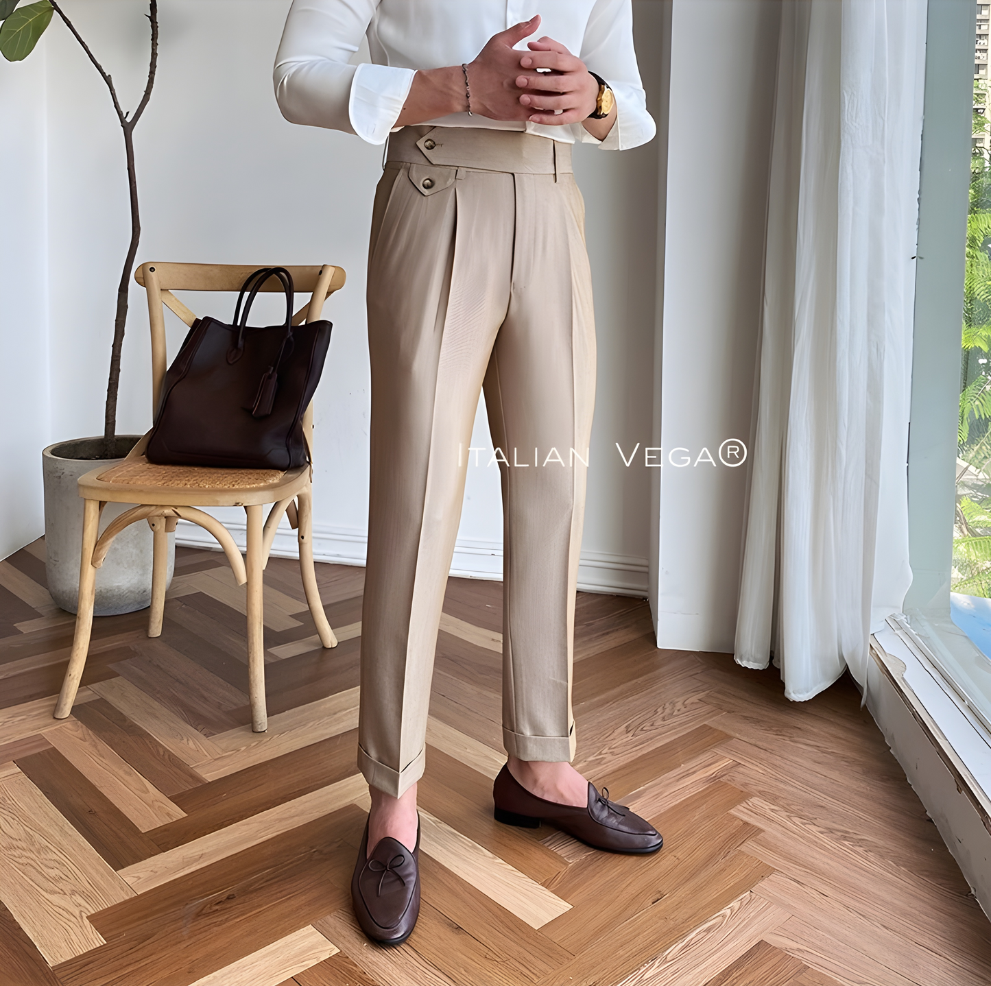 Camel Signature Flap Gurkha Pants Italian Vega®