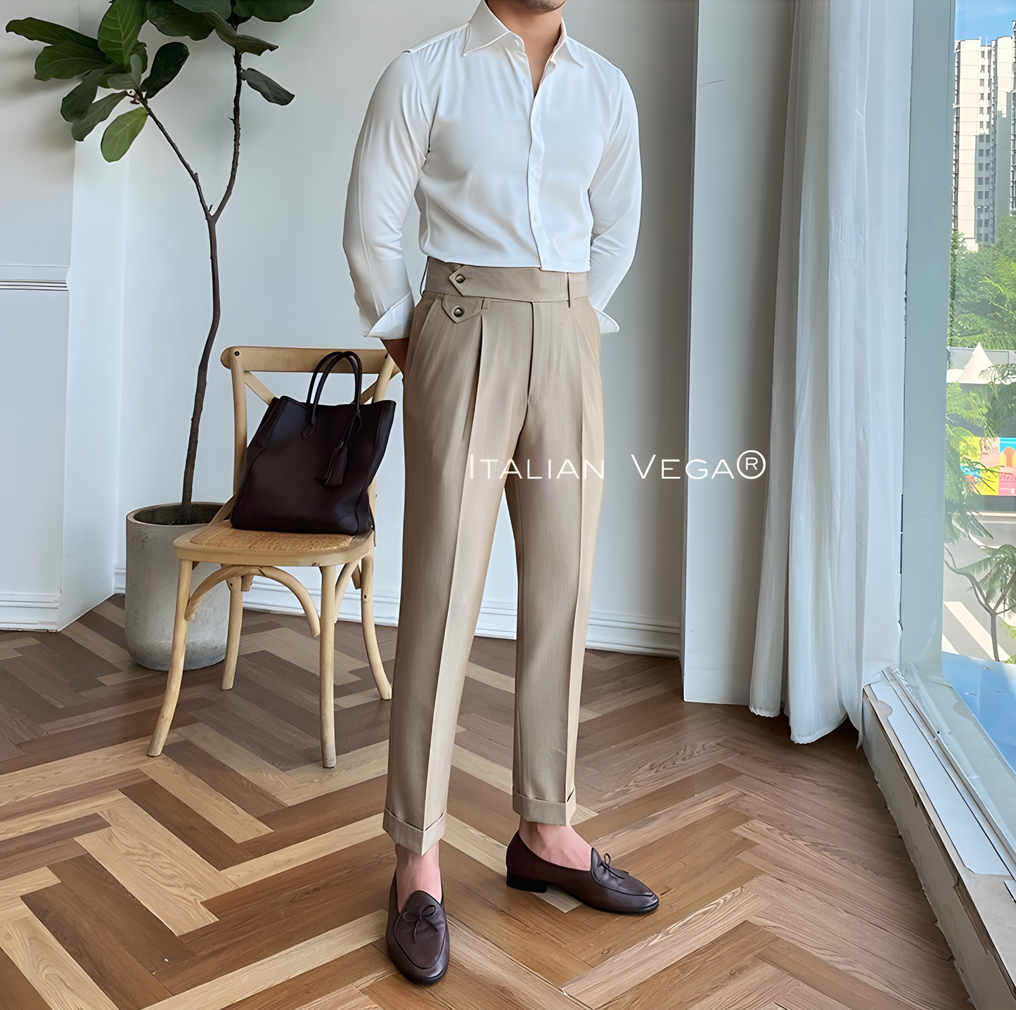 Camel Signature Flap Gurkha Pants Italian Vega®