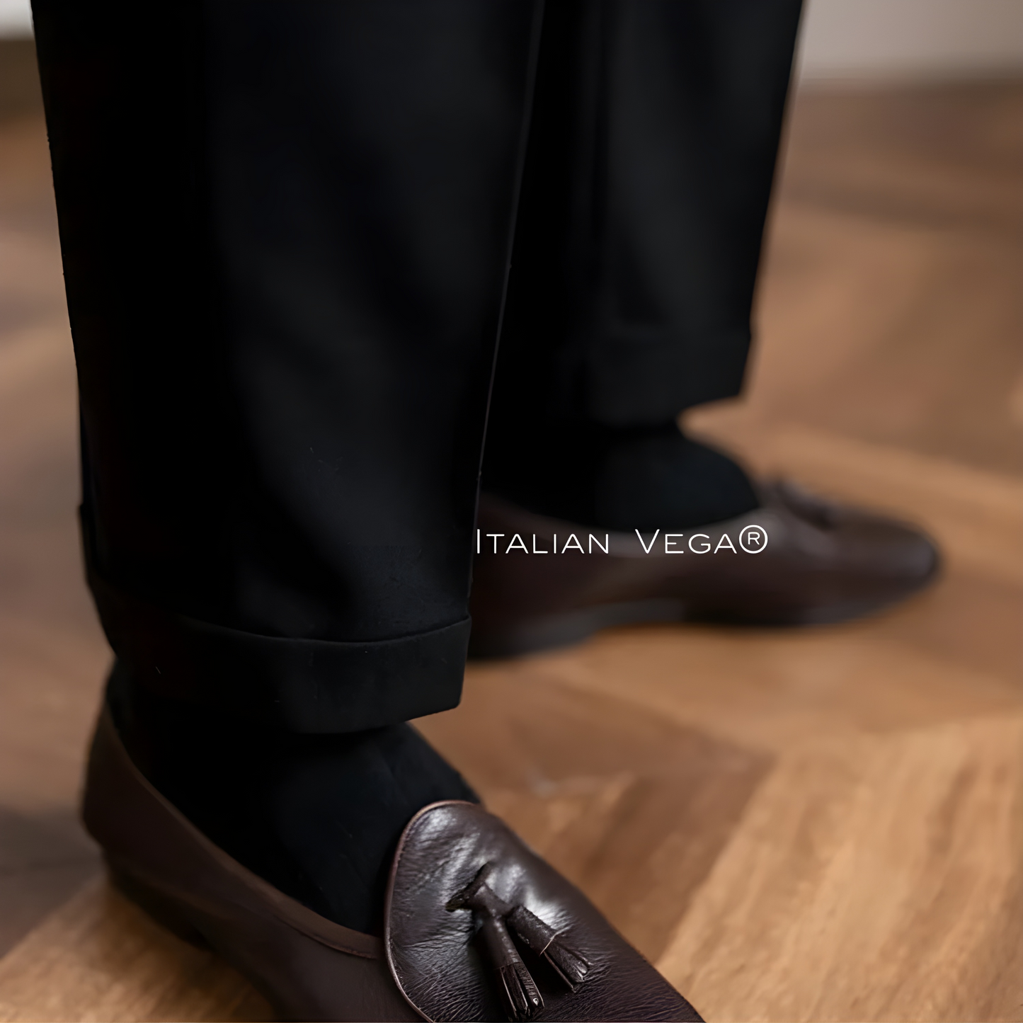 Italian Black Signature Gurkha Pants