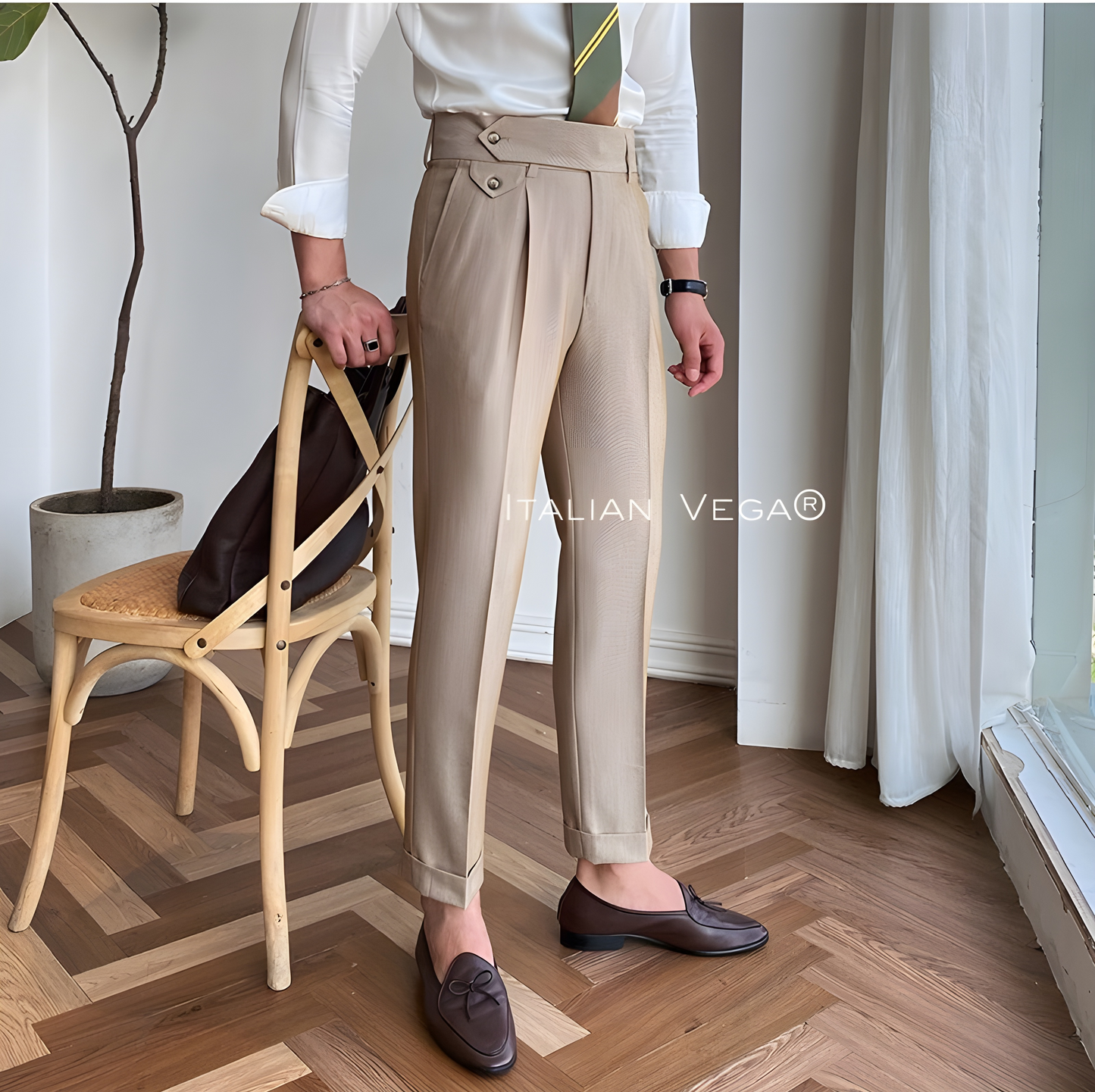 Camel Signature Flap Gurkha Pants Italian Vega®