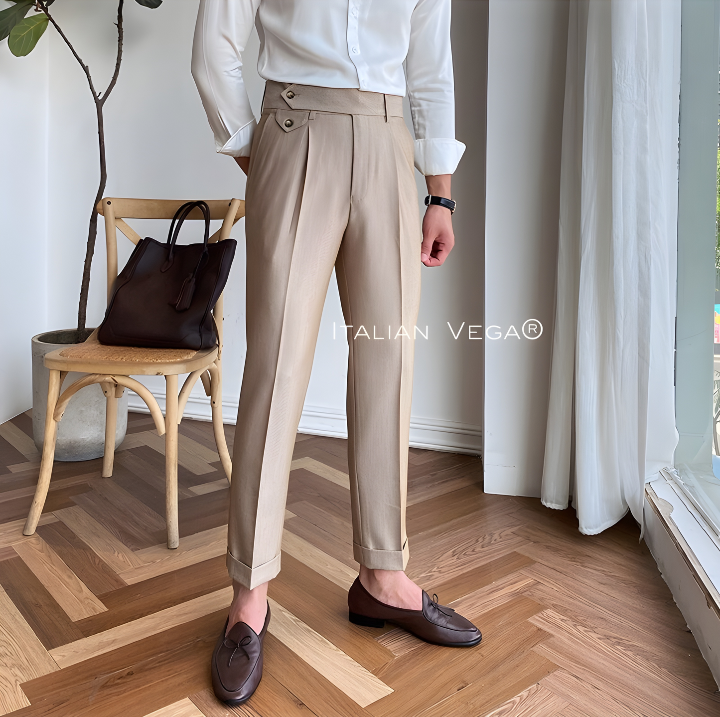 Camel Signature Flap Gurkha Pants Italian Vega®