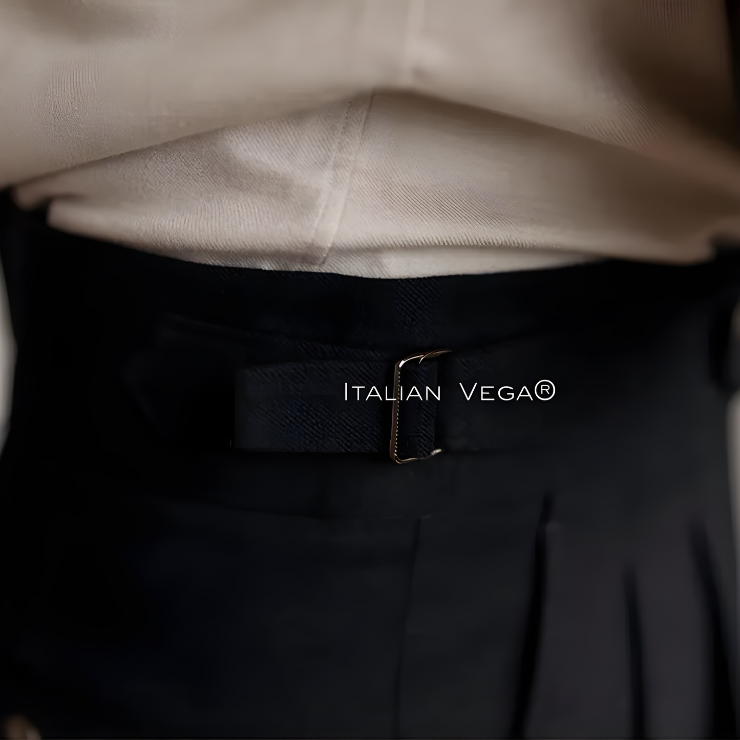 Italian Black Signature Gurkha Pants