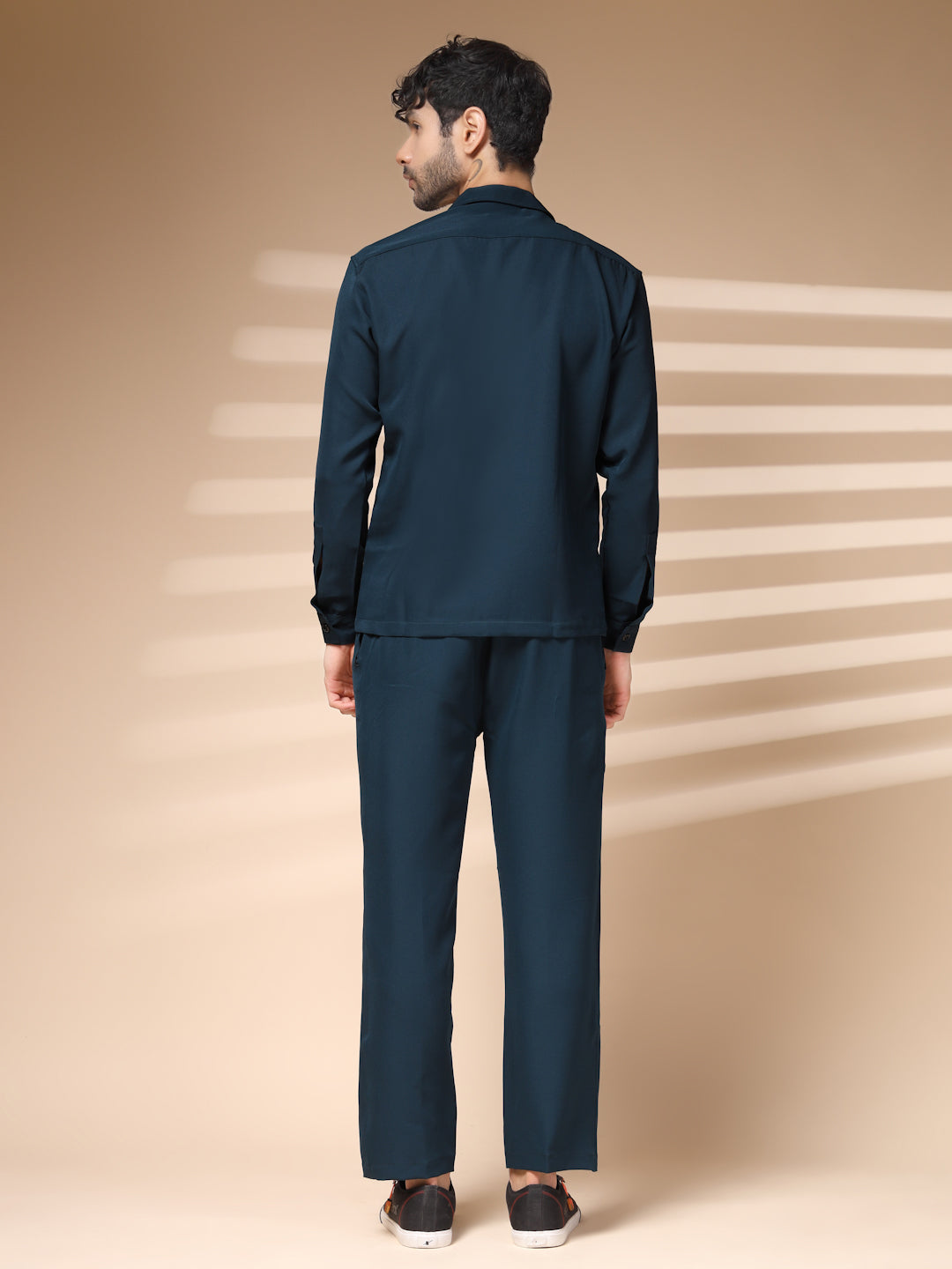 Blue Men's Buttoned Co-ord Set by Italian Vega®