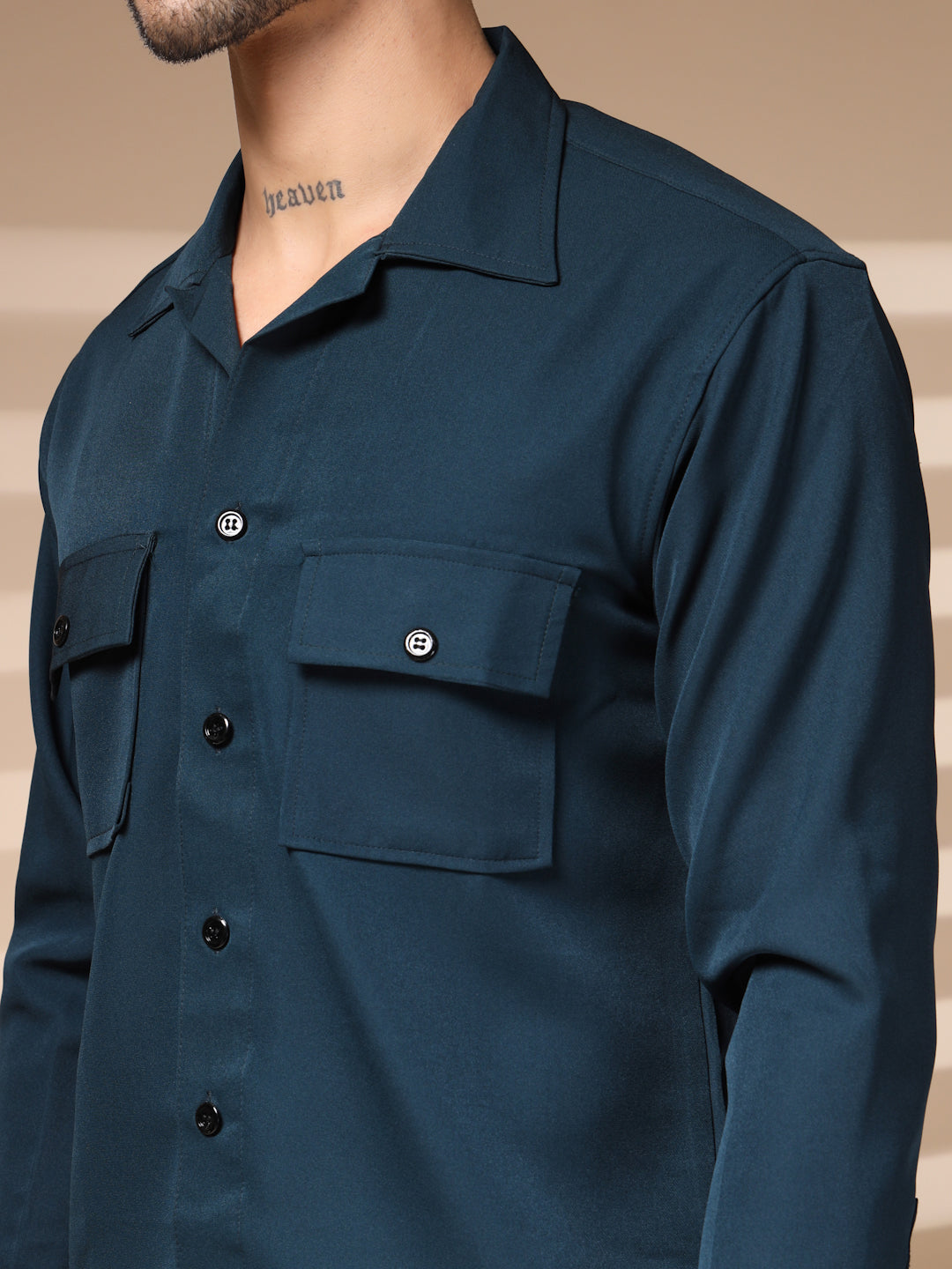 Blue Men's Buttoned Co-ord Set by Italian Vega®