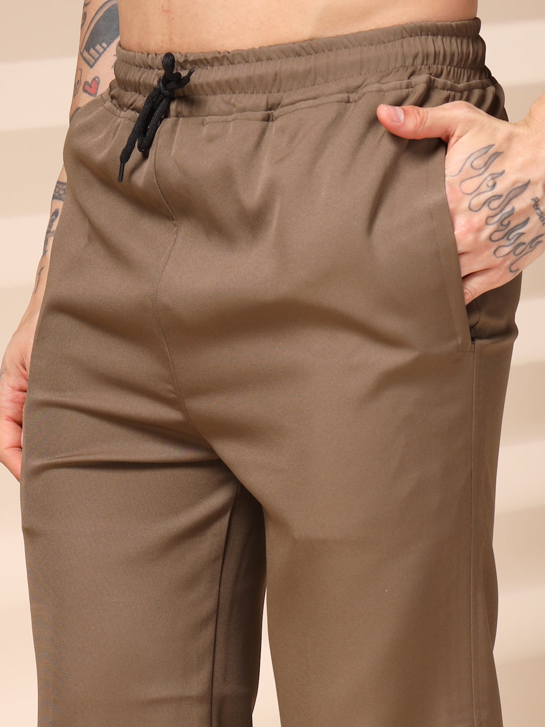 Camel Men's Buttoned Co-ord Set by Italian Vega®