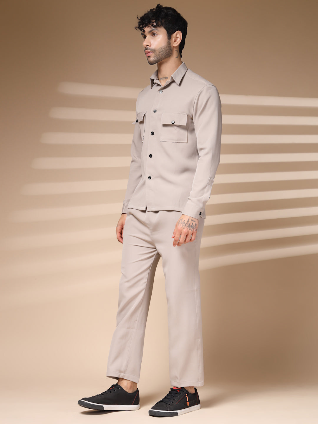 Vizon Men's Buttoned Co-ord Set by Italian Vega®