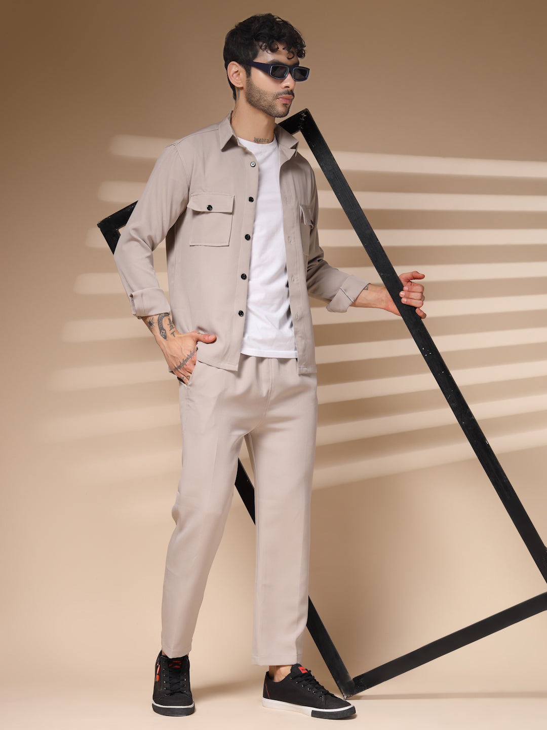 Vizon Men's Buttoned Co-ord Set by Italian Vega®