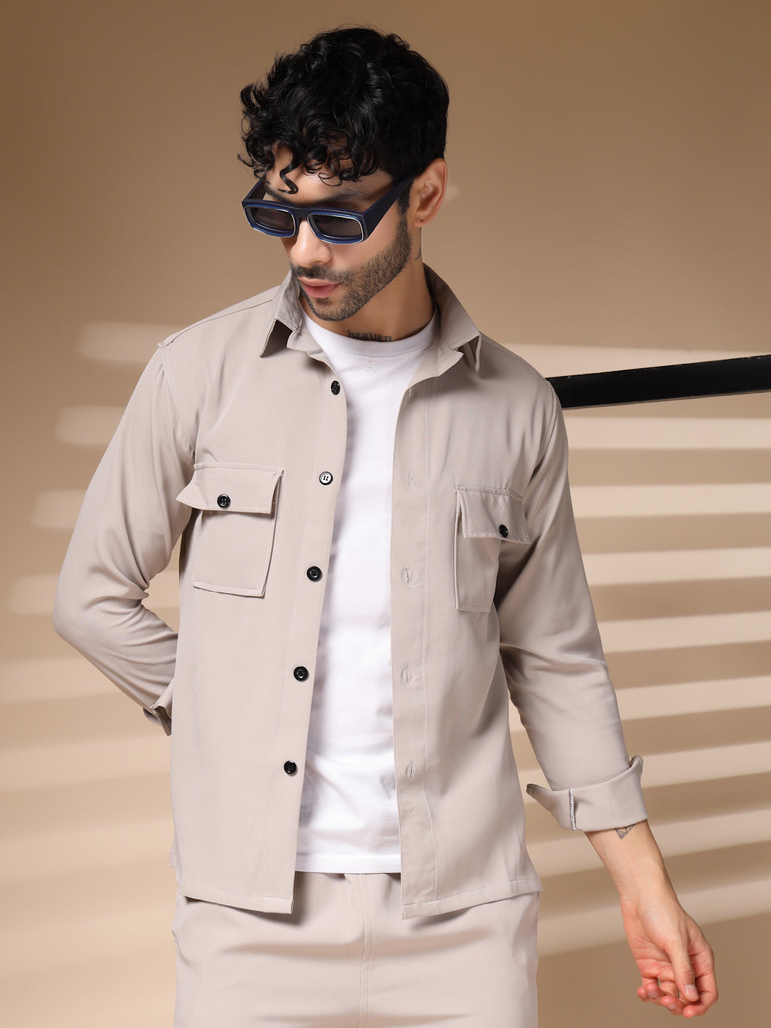 Vizon Men's Buttoned Co-ord Set by Italian Vega®