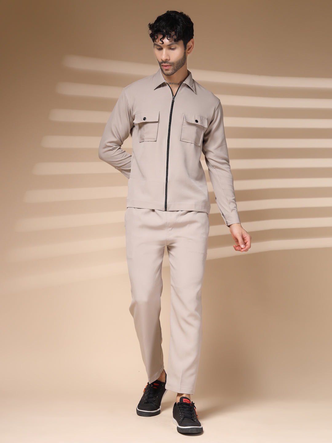 Vizon Men's Zipper Co-ord Set by Italian Vega®