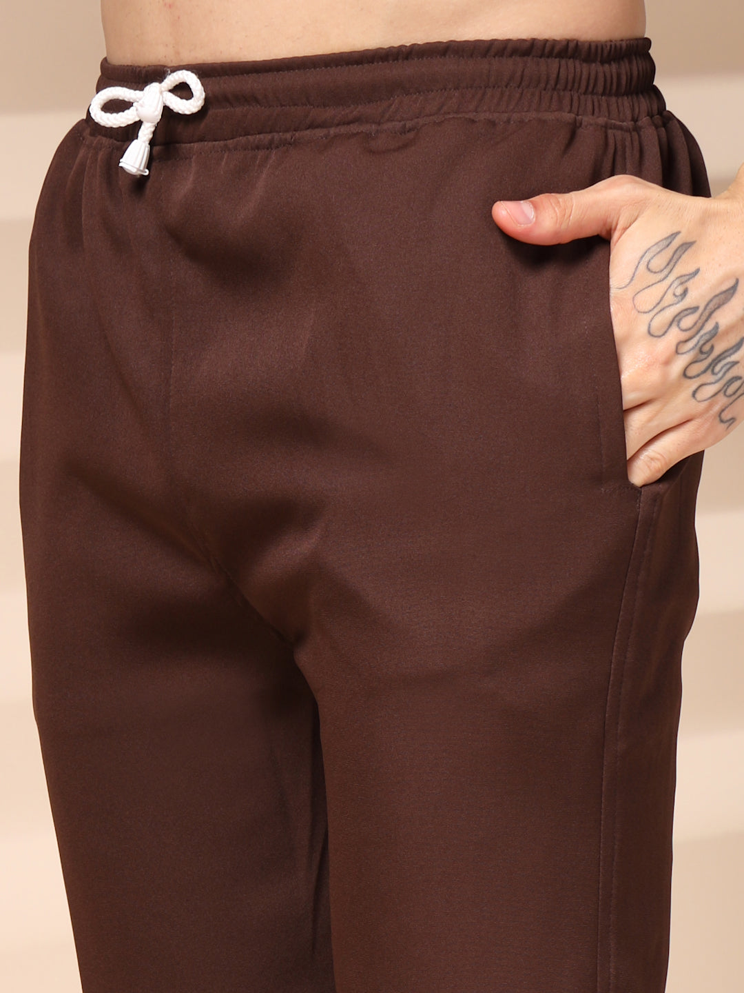 Hickory Brown Men's Zipper Co-ord Set by Italian Vega®