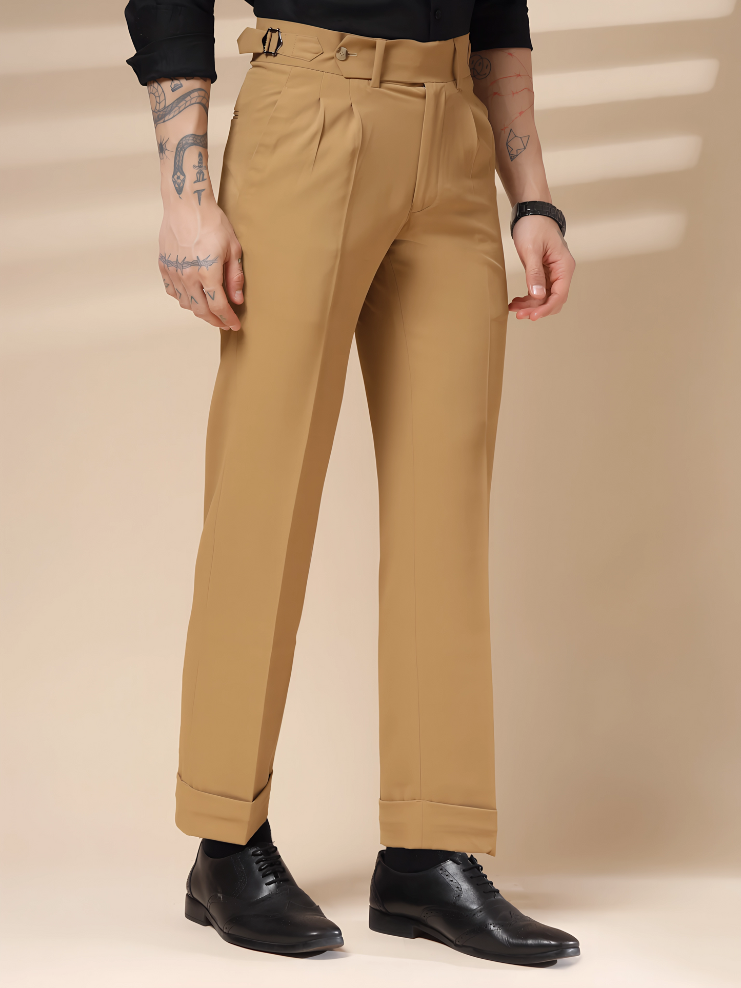 Italian Camel Signature Gurkha Pants