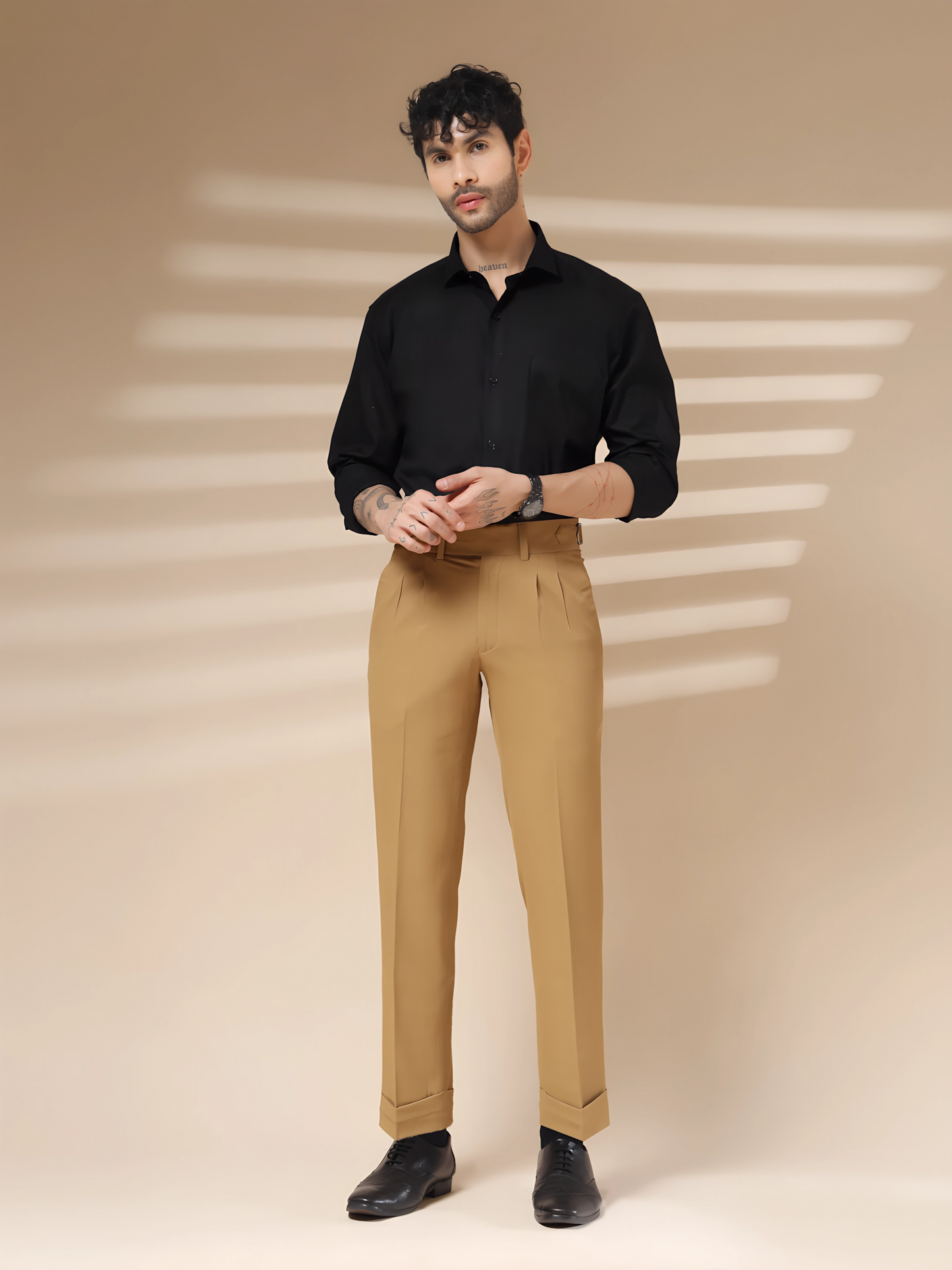 Italian Camel Signature Gurkha Pants