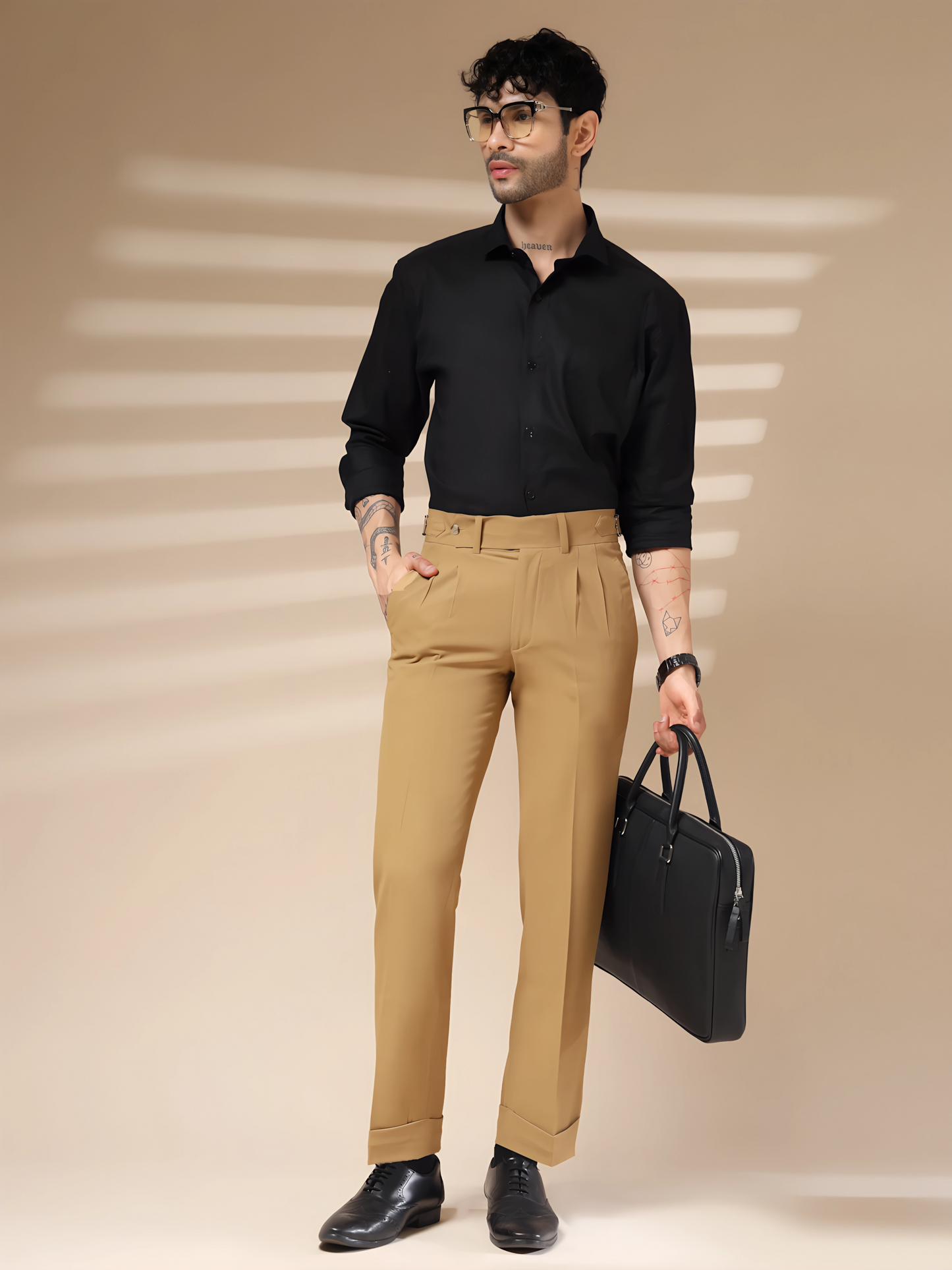 Italian Camel Signature Gurkha Pants